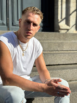 Rosa - Rose Halskæde (Guldbelagt)