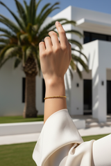 Corda 2mm guld - kvinde 1