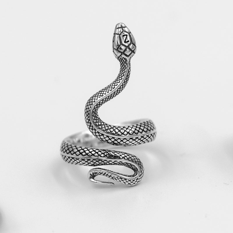 Serpente - Slange ring (Sølv)