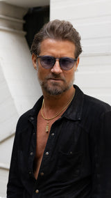 Rosa - Rose Halskæde (Guldbelagt)