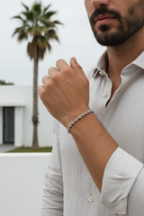 Corda 4mm sølv mand - 2